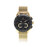  Shop Authentic Maserati Traguardo 45mm Quartz Gold Black Dial Watch For Men - R8873612010 - Luxxuri