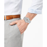 Shop Authentic Bulova Crystal Collection Pave Silver Dial with Crystals Silver Steel Strap Watch for Men - 96C134 - Luxxuri