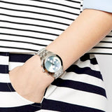  Shop Authentic Marc Jacobs Peeker Chronograph Silver Dial Silver Steel Strap Watch for Women - MBM3371 - Luxxuri