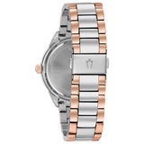  Shop Authentic Bulova Crystal Collection Silver Dial Two Tone Steel Strap Watch for Women - 98N100 - Luxxuri