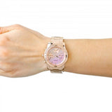  Shop Authentic Guess Confetti Pink Dial Rose Gold Steel Strap Watch For Women - W0774L3 - Luxxuri
