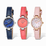 Coach Park Pink Dial Pink Leather Strap Watch for Women - 14503536