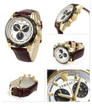  Shop Authentic Versace V-Ray Chronograph Quartz White Dial Brown Leather Strap Watch For Men - VE2I00221 - Luxxuri