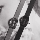  Shop Authentic Calvin Klein Minimal Black Dial Black Mesh Bracelet Watch for Women - K3M234B1 - Luxxuri