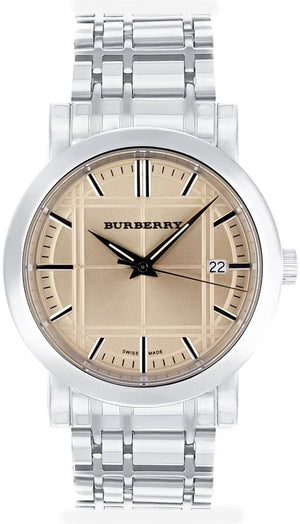  Shop Authentic Burberry Heritage Collection Rose Gold Dial Silver Steel Strap Watch for Men - BU1352 - Luxxuri