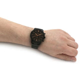  Shop Authentic Fossil Neutra Chronograph Black Dial Black Steel Strap Watch for Men - FS5525 - Luxxuri