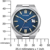  Shop Authentic Citizen Tsuyosa Automatic Dark Blue Dial Silver Steel Strap Watch For Men - NJ0151-88L - Luxxuri