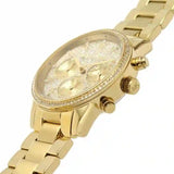  Shop Authentic Michael Kors Ritz Chronograph Gold Dial Gold Steel Strap Watch For Women - MK7310 - Luxxuri