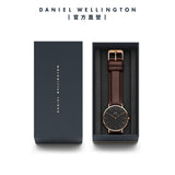  Shop Authentic Daniel Wellington Bristol Black Dial Brown Leather Strap Watch For Men - DW00100125 - Luxxuri