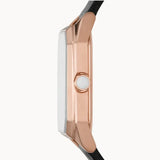  Shop Authentic Emporio Armani Gioia Quartz Mother of Pearl Dial Black Leather Strap Watch For Women - AR11390 - Luxxuri