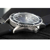  Shop Authentic Emporio Armani Diver Three-Hand Quartz Blue Dial Blue Leather Strap Watch For Men - AR11516 - Luxxuri