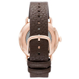  Shop Authentic Emporio Armani Meccanico Automatic White Dial Brown Leather Strap Watch For Men - AR60027 - Luxxuri