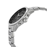  Shop Authentic Armani Exchange Banks Chronograph Black Dial Silver Steel Strap Watch For Men - AX1720 - Luxxuri