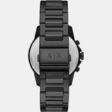  Shop Authentic Armani Exchange Banks Chronograph Black Dial Black Steel Strap Watch For Men - AX1722 - Luxxuri