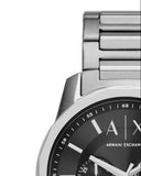  Shop Authentic Armani Exchange Banks Chronograph Black Dial Silver Steel Strap Watch For Men - AX1720 - Luxxuri