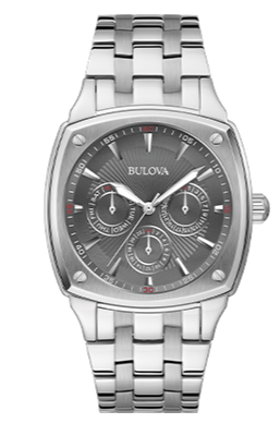  Shop Authentic Bulova Classic Collection Multifunction Grey Dial Silver Steel Strap Watch for Men - 96C148 - Luxxuri