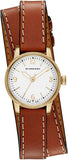 Burberry Utilitarian White Dial Brown Leather Strap Watch for Women - BU7850