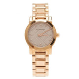  Shop Authentic Burberry The City Diamonds Rose Gold Dial Rose Gold Steel Strap Watch for Women - BU9126 - Luxxuri