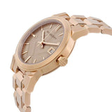  Shop Authentic Burberry The City Diamonds Rose Gold Dial Rose Gold Steel Strap Watch for Women - BU9126 - Luxxuri