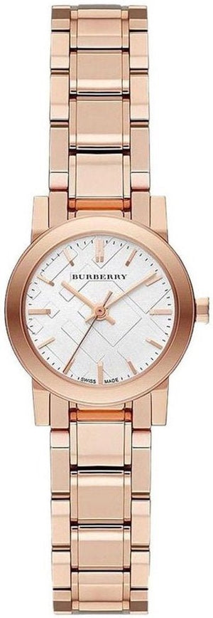  Shop Authentic Burberry The City White Dial Rose Gold Steel Strap Watch for Women - BU9204 - Luxxuri