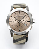  Shop Authentic Burberry The City Smoked Brown Dial Brown Leather Strap Watch for Men - BU9361 - Luxxuri