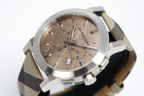  Shop Authentic Burberry The City Smoked Brown Dial Brown Leather Strap Watch for Men - BU9361 - Luxxuri