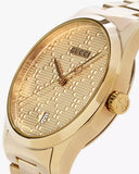  Shop Authentic Gucci G Timeless Gold Dial Gold Steel Strap Unisex Watch - YA126461 - Luxxuri