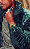  Shop Authentic Guess Connoisseur Green Dial Two Tone Steel Strap Watch for Men - GW0265G8 - Luxxuri