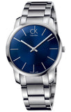  Shop Authentic Calvin Klein City Blue Dial Silver Steel Strap Watch for Men - K2G2114N - Luxxuri