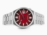  Shop Authentic Citizen Tsuyosa Automatic Red Dial Silver Steel Strap Watch For Men - NJ0150-56W - Luxxuri