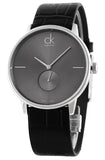  Shop Authentic Calvin Klein Accent Black Dial Black Leather Strap Watch for Men - K2Y211C3 - Luxxuri