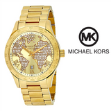  Shop Authentic Michael Kors Layton Chronograph Gold Dial Gold Steel Strap Watch for Women - MK5959 - Luxxuri