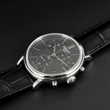  Shop Authentic Tissot Carson Premium Chronograph Black Dial Black Leather Strap Watch For Men - T122.417.16.051.00 - Luxxuri