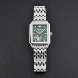 Shop Authentic Emporio Armani Meccanico Automatic Green Dial Silver Steel Strap Watch For Men - AR60067 - Luxxuri