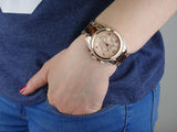  Shop Authentic Michael Kors Blair Rose Gold Dial Two Tone Steel Strap Watch For Women - MK5859 - Luxxuri