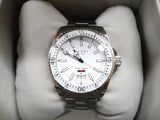  Shop Authentic Gucci Dive Quartz White Dial Silver Steel Strap Watch for Men - YA136302 - Luxxuri