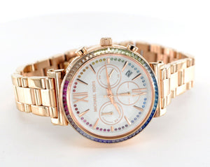  Shop Authentic Michael Kors Sofie White Dial Rose Gold Steel Strap Watch For Women - MK6577 - Luxxuri