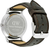  Shop Authentic Daniel Wellington Dapper York Quartz White Dial Dark Brown Leather Strap Watch For Women - DW00100097 - Luxxuri