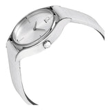  Shop Authentic Calvin Klein Skirt White Dial White Leather Strap Watch for Women - K2U231KW - Luxxuri