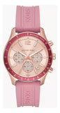  Shop Authentic Michael Kors Berkley Quartz Rose Gold Dial Pink Rubber Strap Watch for Women - MKO1039 - Luxxuri