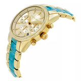  Shop Authentic Michael Kors Ritz Gold Dial Two Tone Steel Strap Watch for Women - MK6328 - Luxxuri