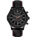  Shop Authentic Maserati Circuito Black Dial Black Leather Strap Watch For Men - R8871627004 - Luxxuri
