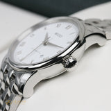  Shop Authentic Mido Baroncelli III Automatic White Dial Silver Steel Strap Watch For Women - M7600.4.26.1 - Luxxuri
