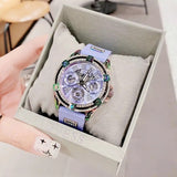  Shop Authentic Guess Queen Quartz Purple Dial Purple Silicone Strap Watch For Women - GW0536L4 - Luxxuri