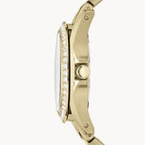  Shop Authentic Fossil Riley Gold Dial Gold Steel Strap Watch for Women - ES3203 - Luxxuri