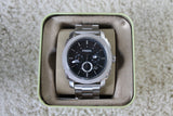  Shop Authentic Fossil Machine Chronograph Black Dial Silver Steel Strap Watch for Men - FS4776 - Luxxuri