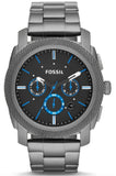  Shop Authentic Fossil Machine Chronograph Brown Dial Grey Steel Strap Watch for Men - FS4931 - Luxxuri
