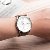  Shop Authentic Fossil The Commuter White Dial Brown Leather Strap Watch for Men - FS5275 - Luxxuri