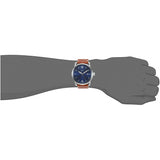  Shop Authentic Fossil Commuter Blue Dial Blue Leather Strap Watch for Men - FS5325 - Luxxuri