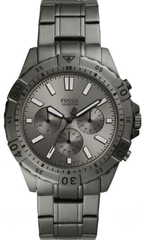  Shop Authentic Fossil Garrett Chronograph Grey Dial Grey Steel Strap Watch for Men - FS5621 - Luxxuri
